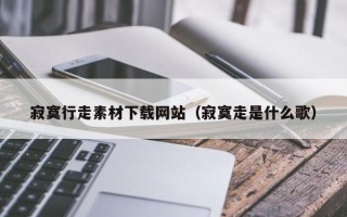 肇东寂寞行走素材下载网站（寂寞走是什么歌）